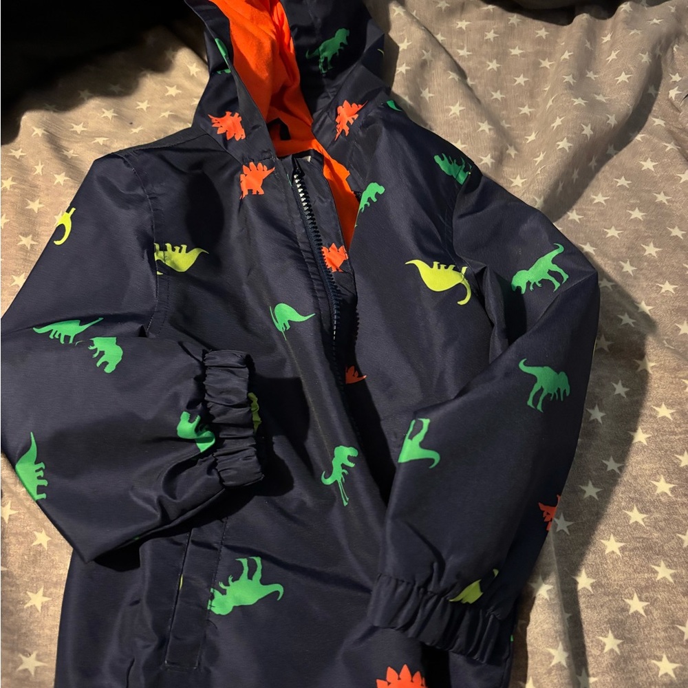 Kids Dinosaur Rain Jacket